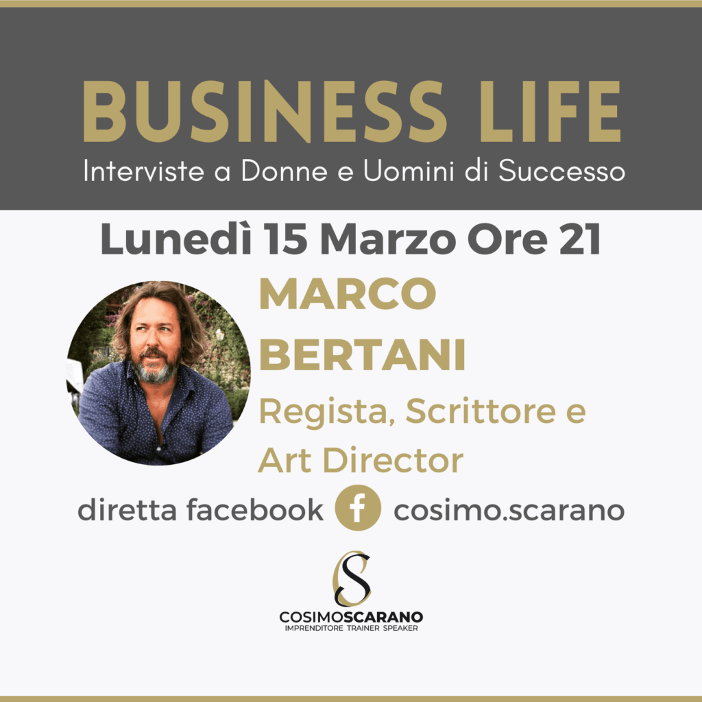 Business Life Intervista a Marco Bertani