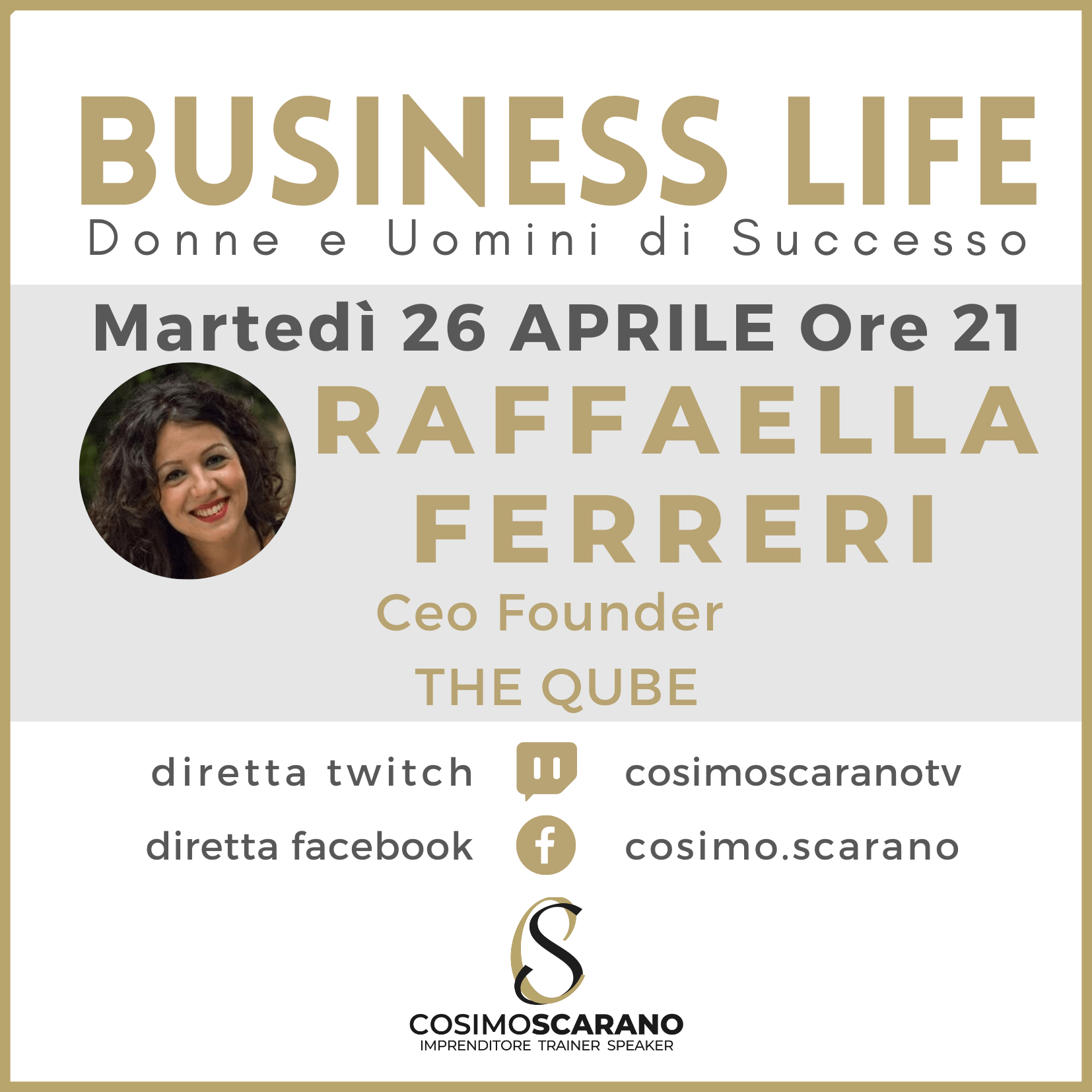Business Life. Intervista a Raffaella Ferreri