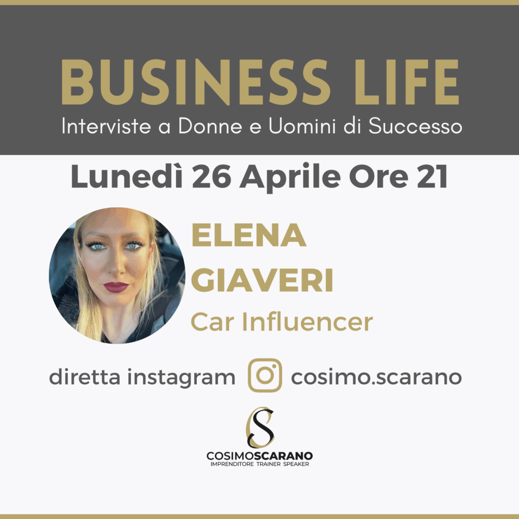 Business Life Intervista a Elena Giaveri