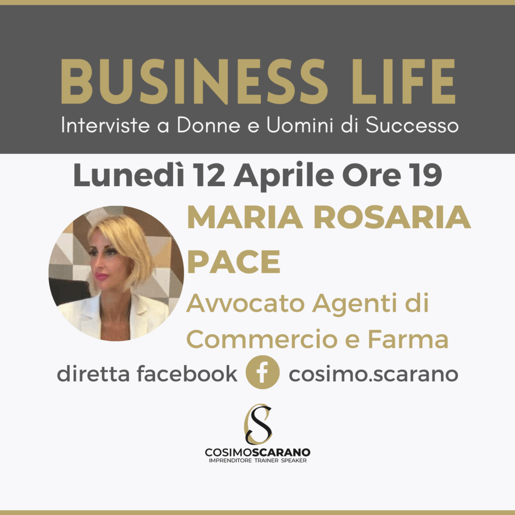 Business Life Intervista a Maria Rosaria Pace
